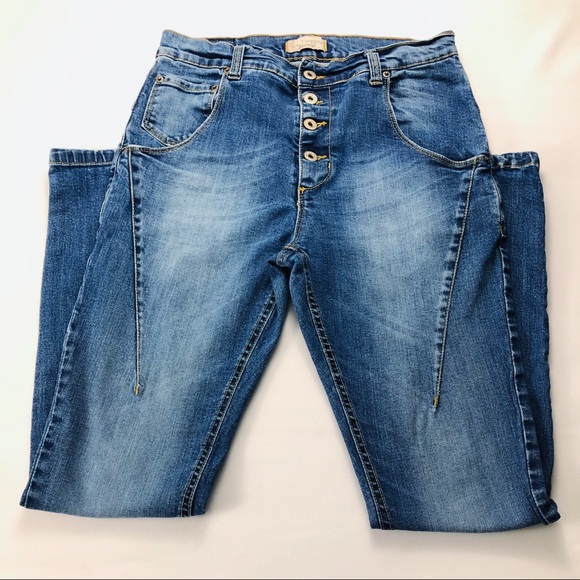 Be TWEEN 10.5” High Rise Button Fly Skinny Jeans - Picture 7 of 8